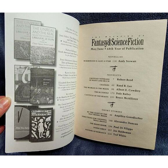 Magazine of Fantasy & Science Fiction Signed by Ted White May June 2013 - Picture 3 of 7